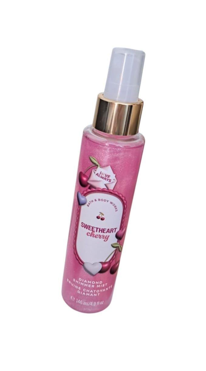 Diamond Shimmer Mist. Sweetheart Cherry. Bath & Body Works. 146ml-1
