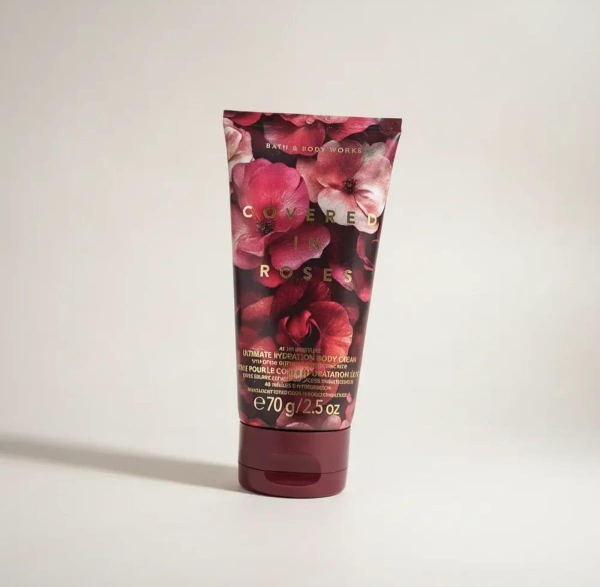 Body Cream. Covered In Roses. 70g. Bath & Body Works-2