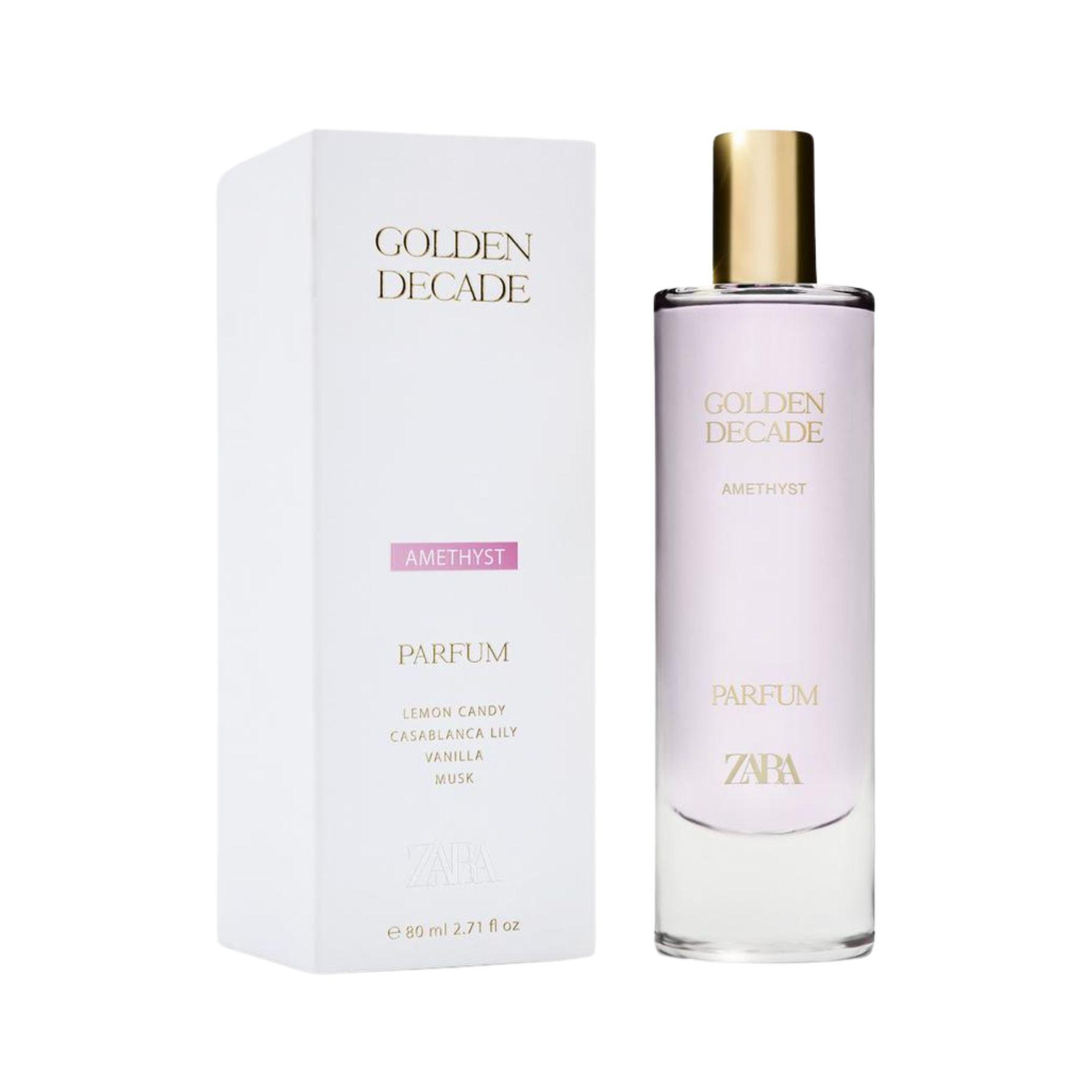 Perfume Zara. Golden Decade Amethyst. Parfum 80ml-0