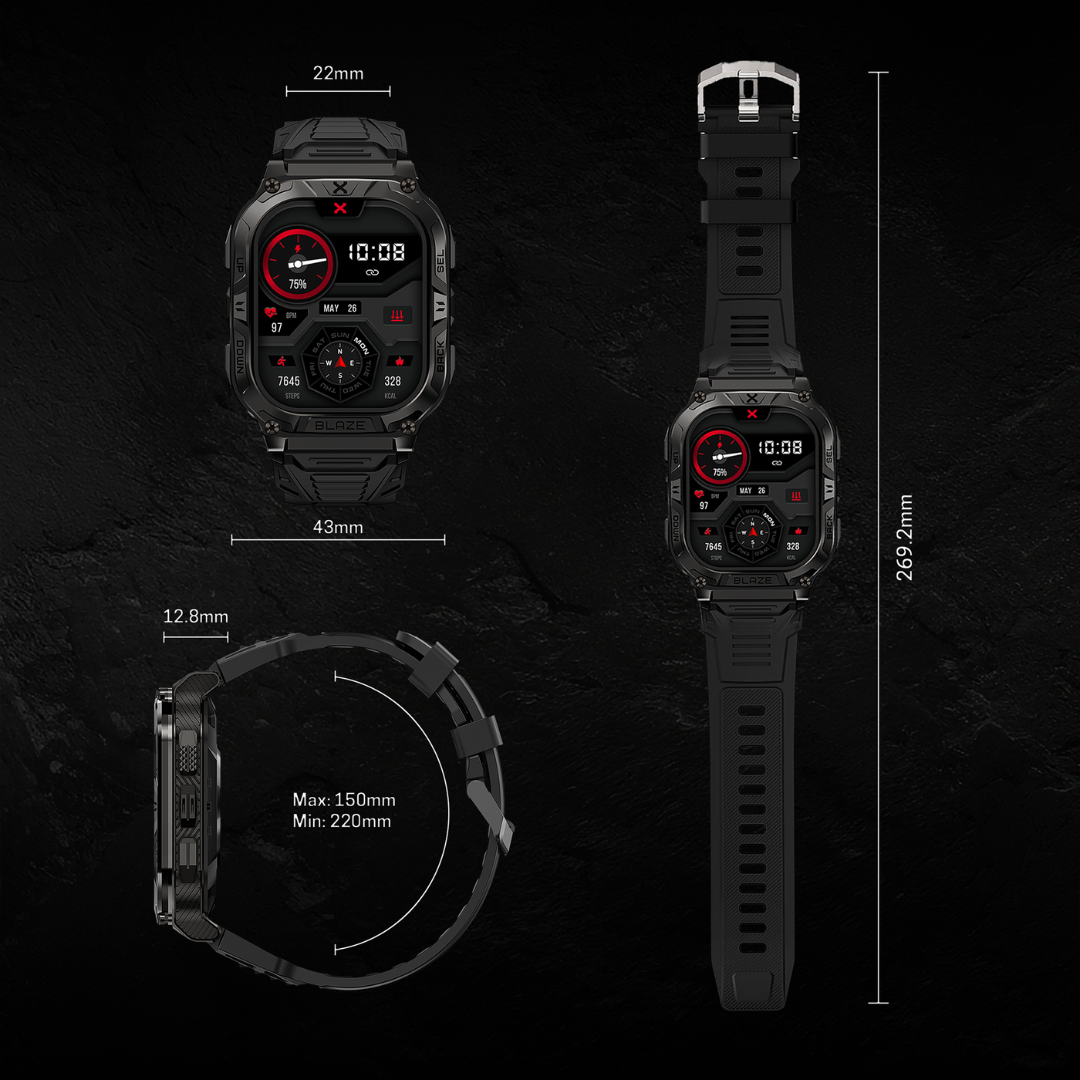 Smartwatch Carbinox Blaze Gps Táctil Amoled Waterproof Sport-2