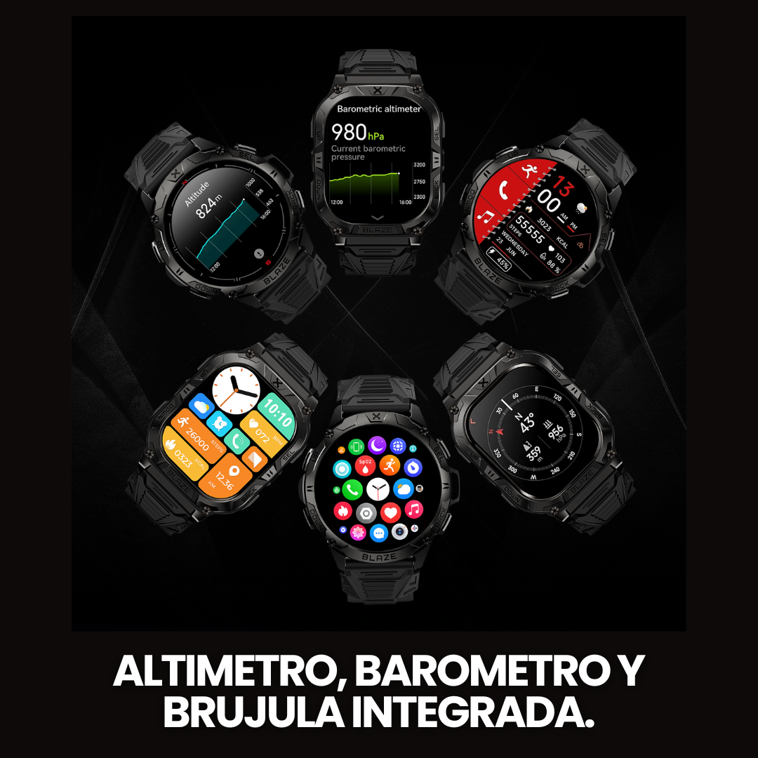 Smartwatch Carbinox Blaze Gps Táctil Amoled Waterproof Sport-4