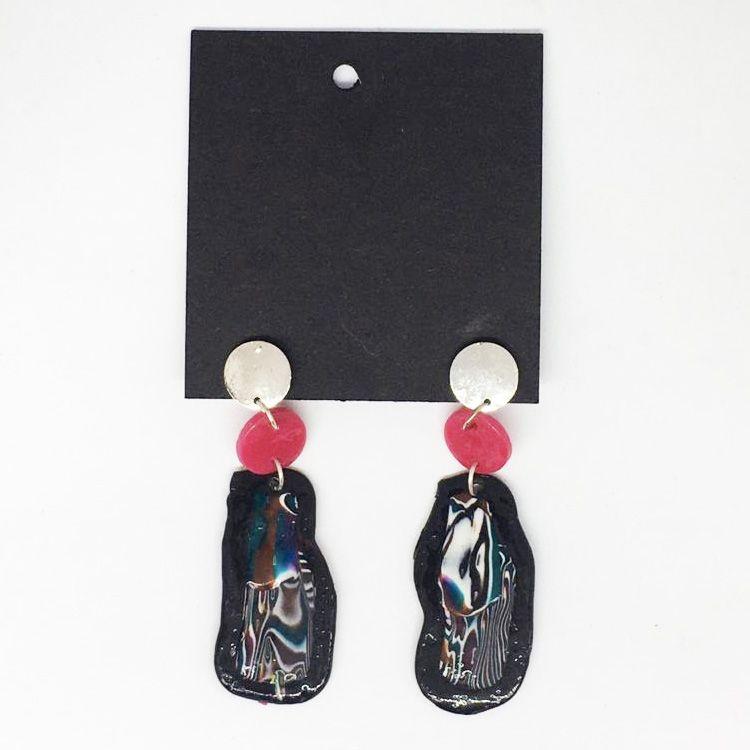 ARO FUCSIA NEGRO POLIMERO GOIC-0