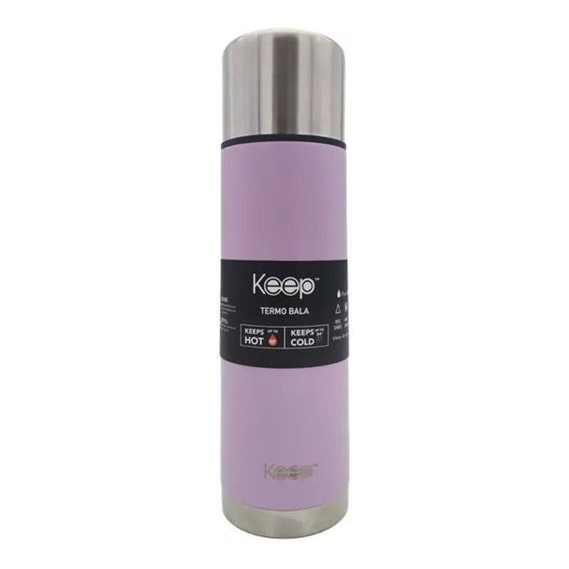      Termo Bala Keep 500ml Mate Té Café Color Morado-0