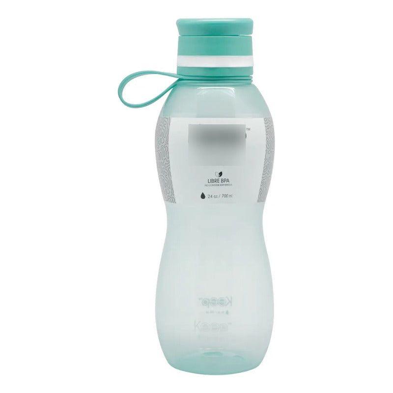 Botella De Agua Deportiva Pp Value 700ml Keep color Turquesa-0