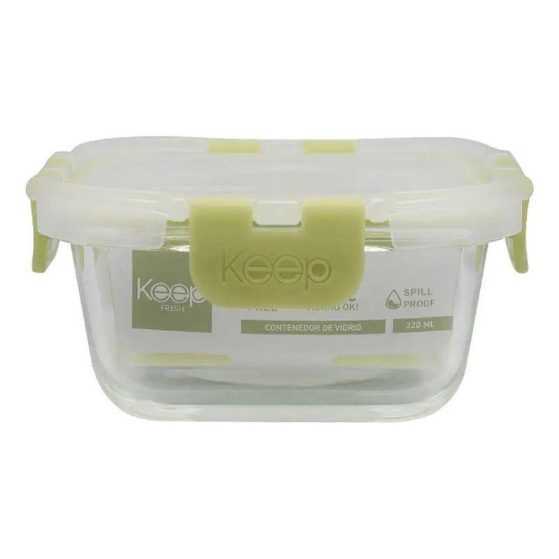 Contenedor Hermético 320 Ml Keep Color Verde Lima-0