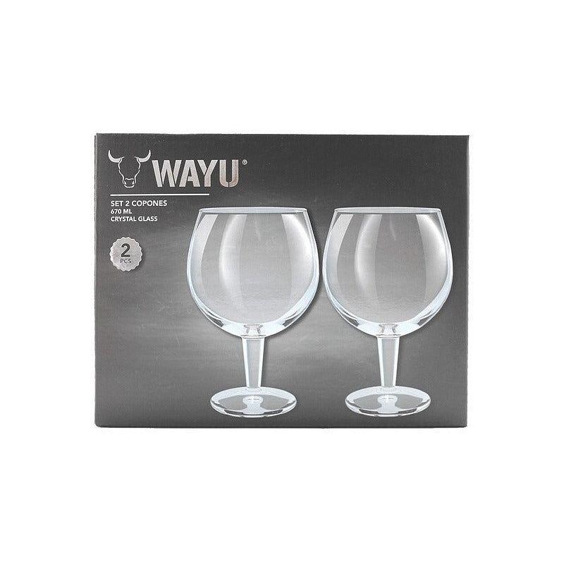      Set 2 Copones Cerveceros 670ml Wayu-0