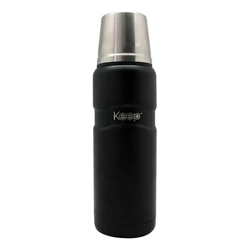      Termo Keep Ergo 500ml Antiderrame Frío Caliente Color Negro-0