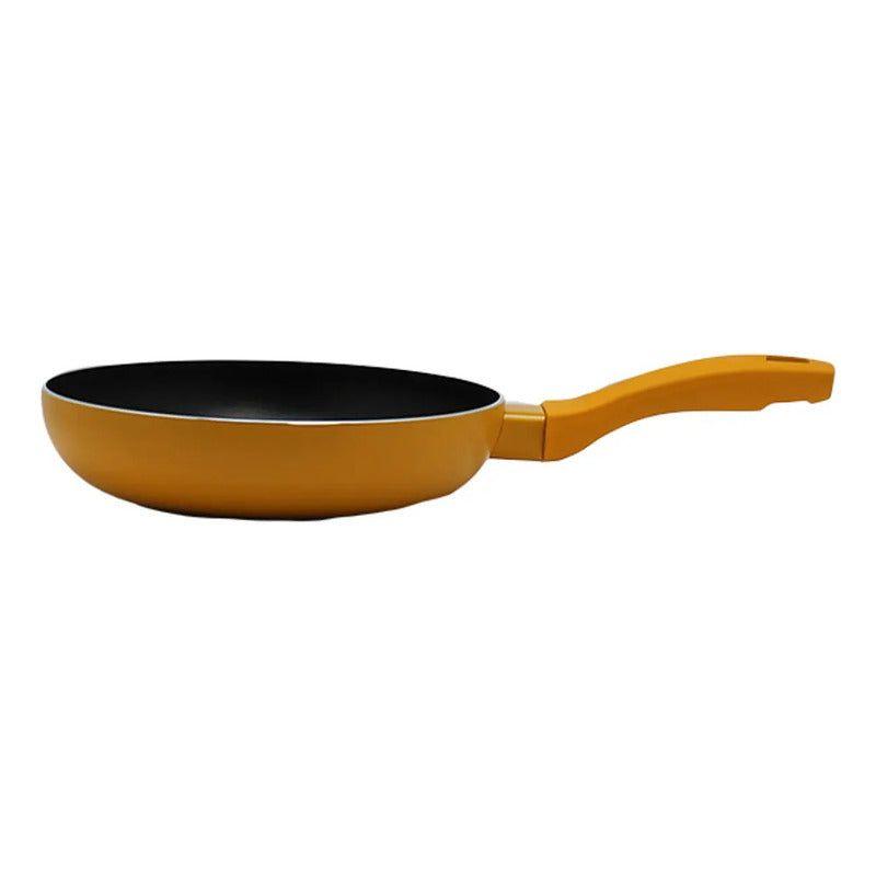 Wok Antiadherente 28cm Linea Titanium Pro Keep Color Amarillo-0