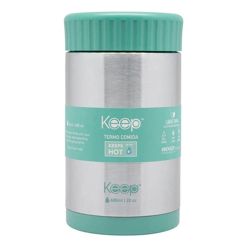     Termo De Comida/líquido 600ml Keep Color Verde-0