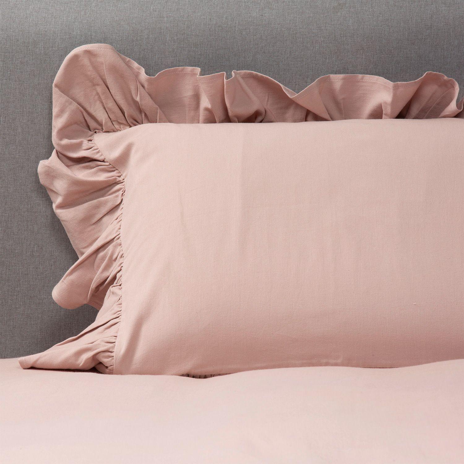 Funda de plumón vuelos rosado algodón King-1