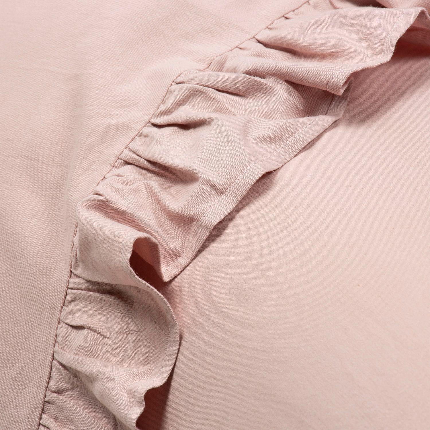 Funda de plumón vuelos rosado algodón King-2