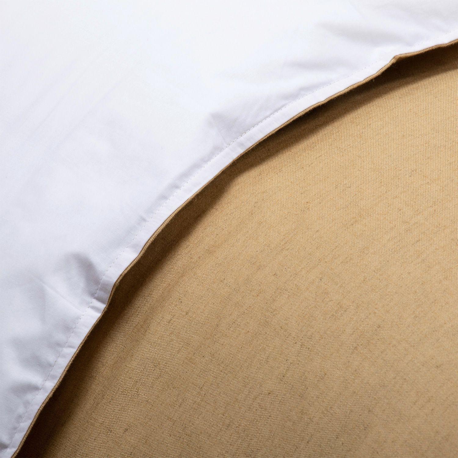Funda de plumón camel lino algodón 1.5P-1
