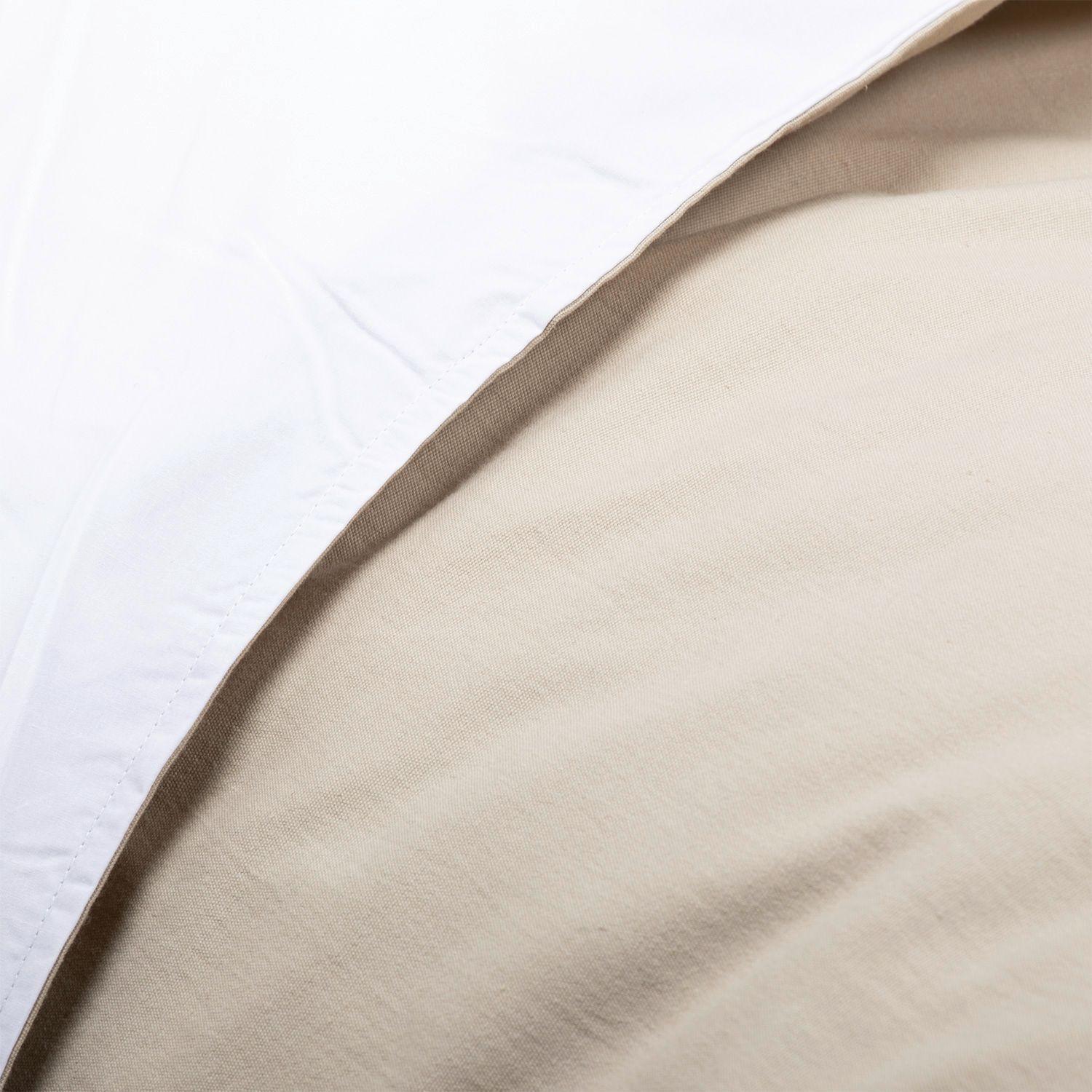 Funda de plumón arena algodón King-1