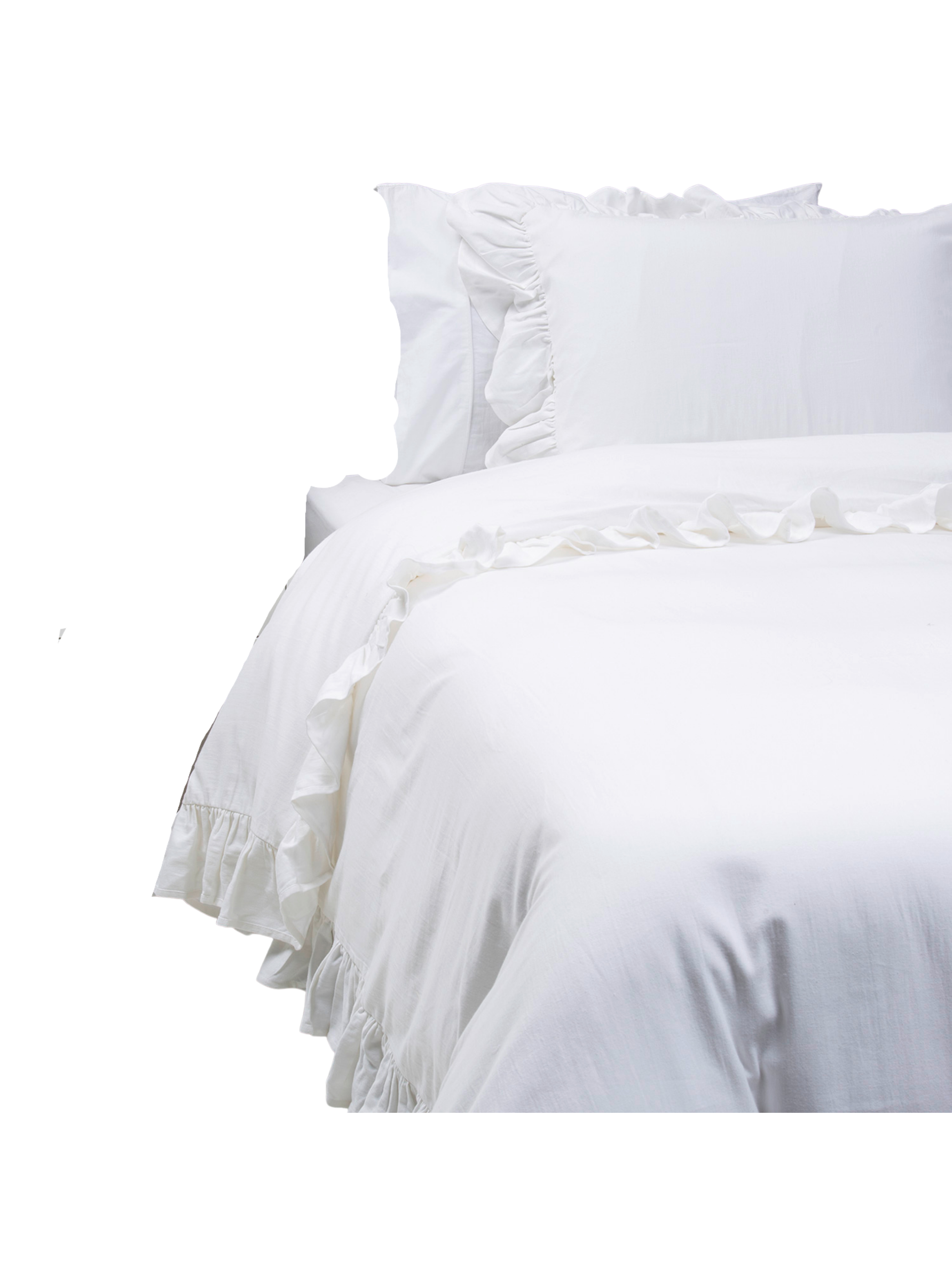 Funda de plumón vuelos blanco algodón Super King-0