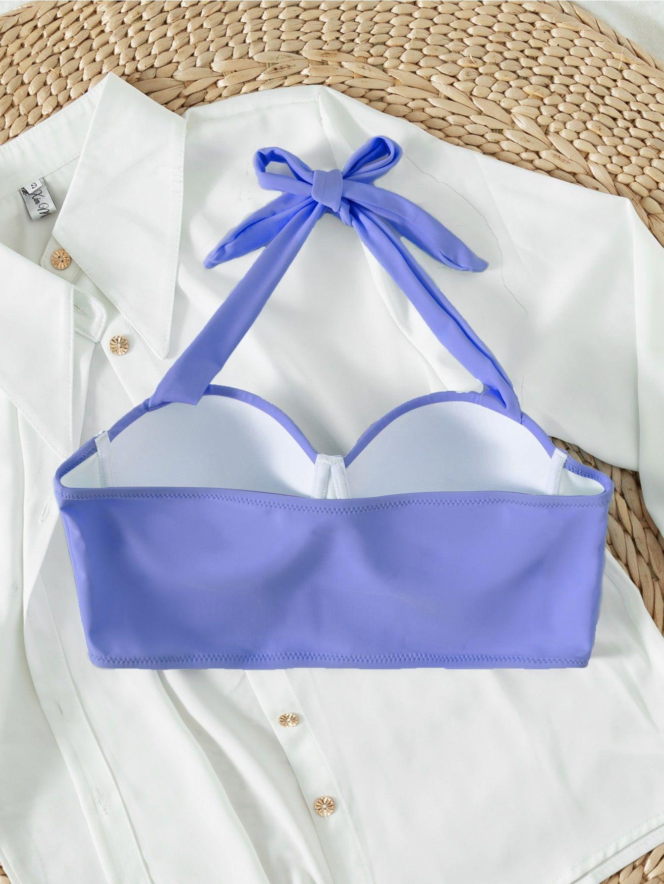 Top Bikini Halter Push Up (solo top)-1
