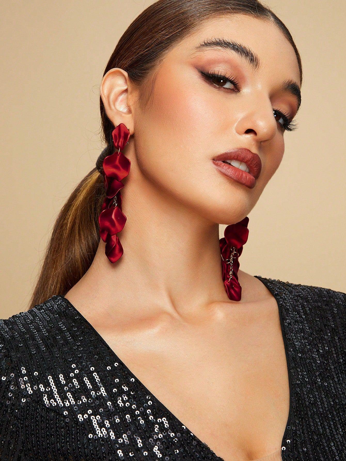 Pendientes "Pétalos de Impacto" She Shines-1