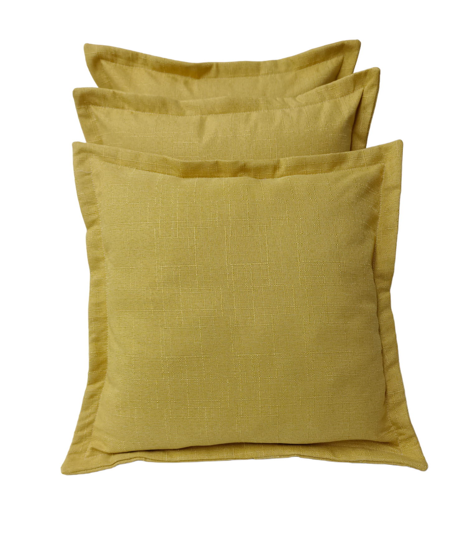 Pack 3 Cojines Decorativo Lino Oro.-0