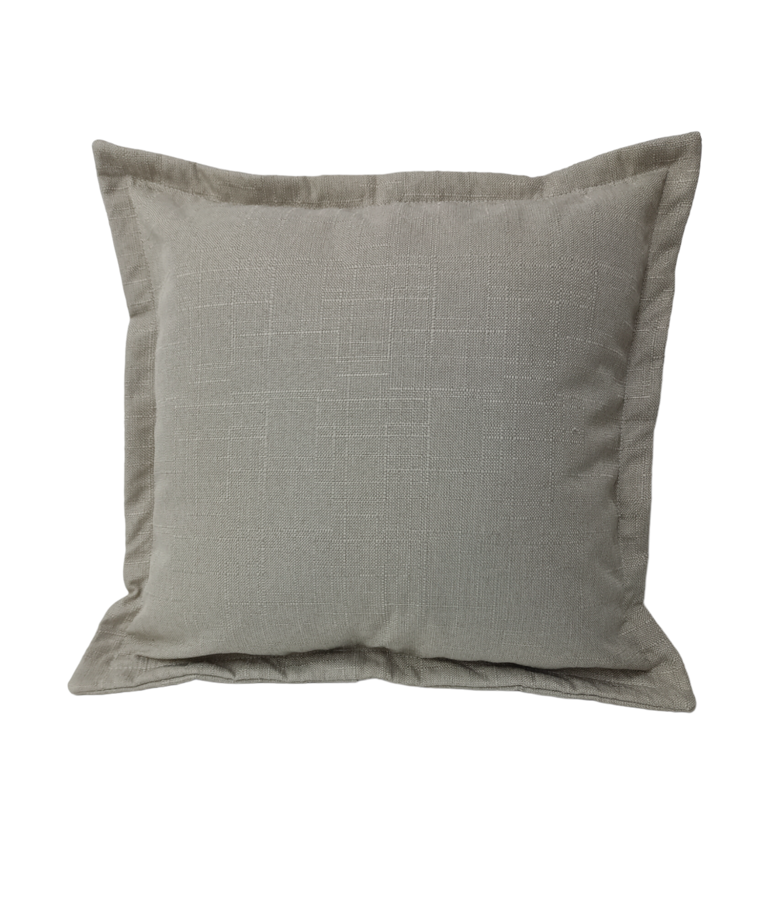 Cojin Decorativo Lino Gris Plata.-0