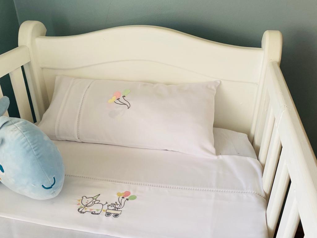 Sabanas Cuna Bebe  Carrito globo Rosa -0