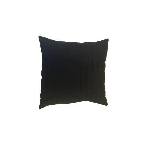 Cojin Decorativo Alforza Negro-0