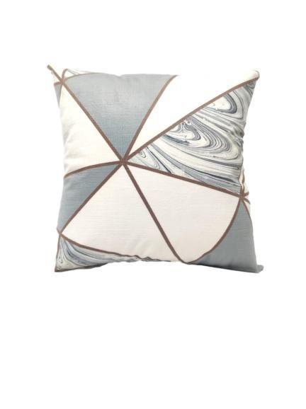 Cojin Geometrico Gris -0