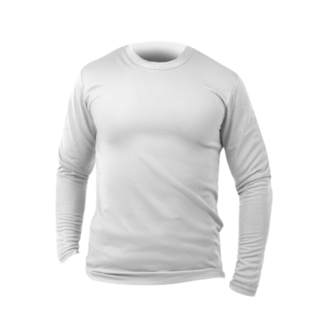 Camiseta Manga Larga de Algodón -0