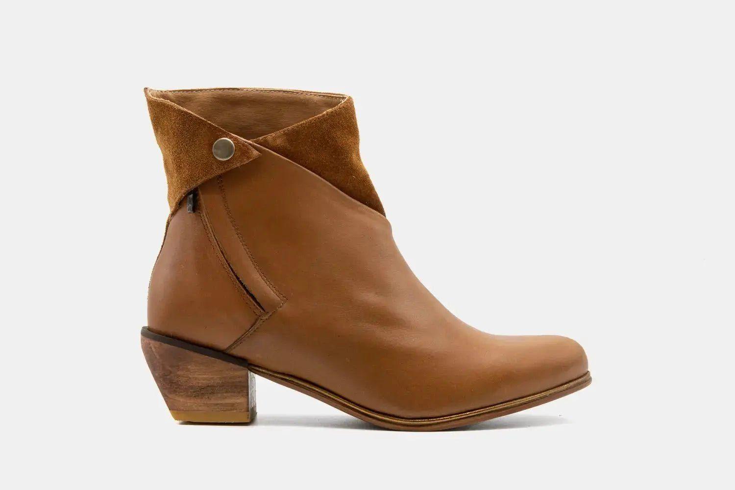 Botin Mujer - Albatros Camel-0