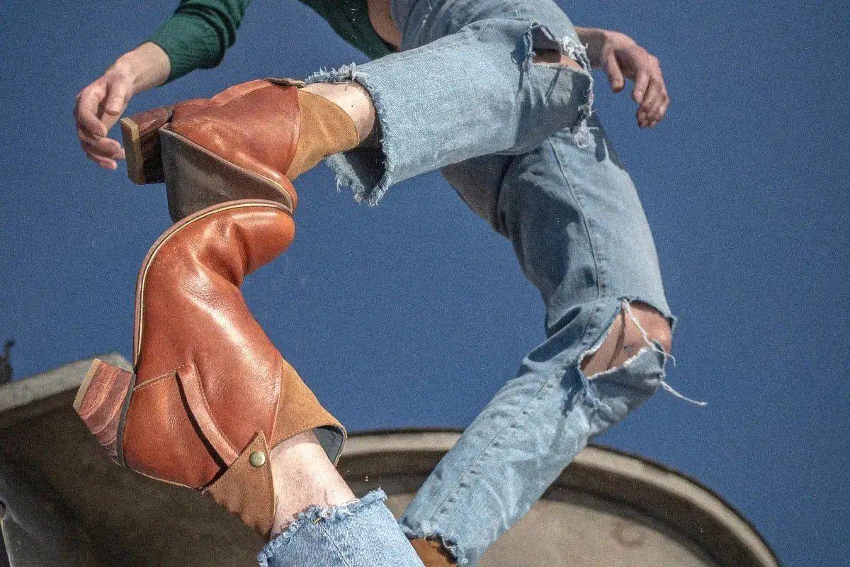 Botin Mujer - Albatros Camel-2