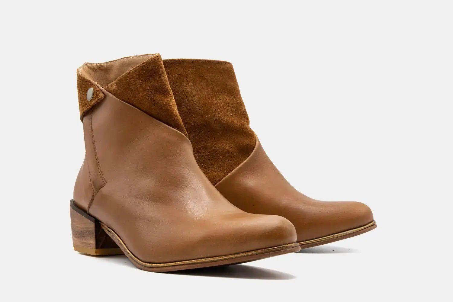 Botin Mujer - Albatros Camel-3