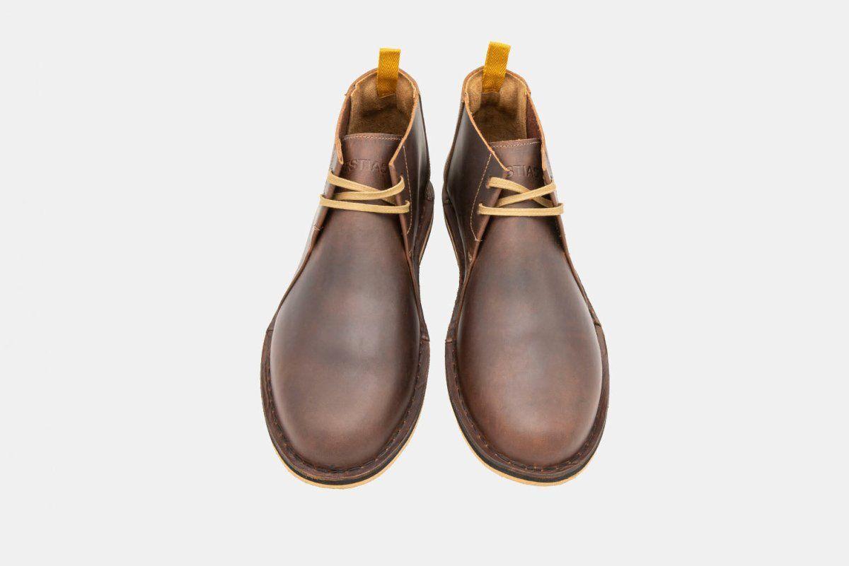 Botín Hombre - Atlas Pull Up Brown-1