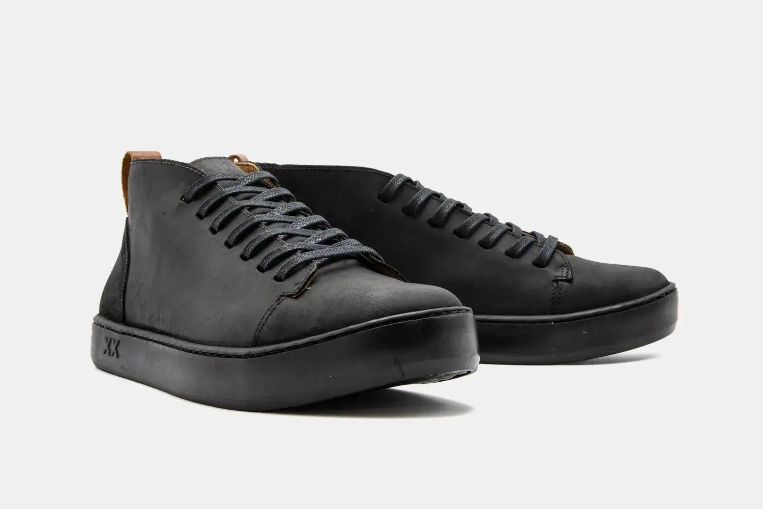 Zapatilla Hombre - Cayman Hi-Black Graso-2