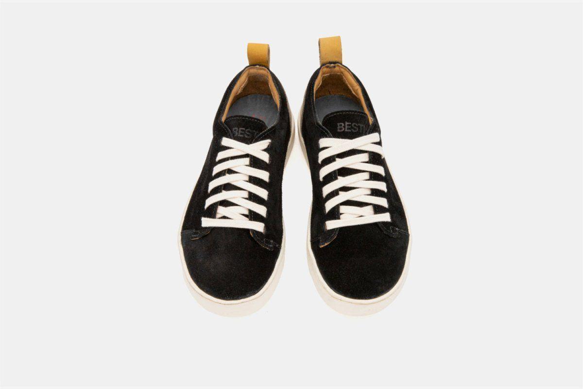 Zapatilla Mujer - Cayman Low Suede Black-1