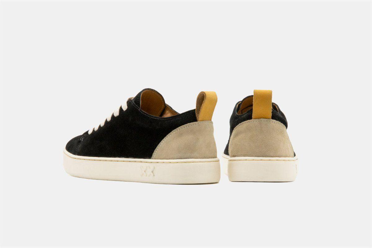 Zapatilla Mujer - Cayman Low Suede Black-3