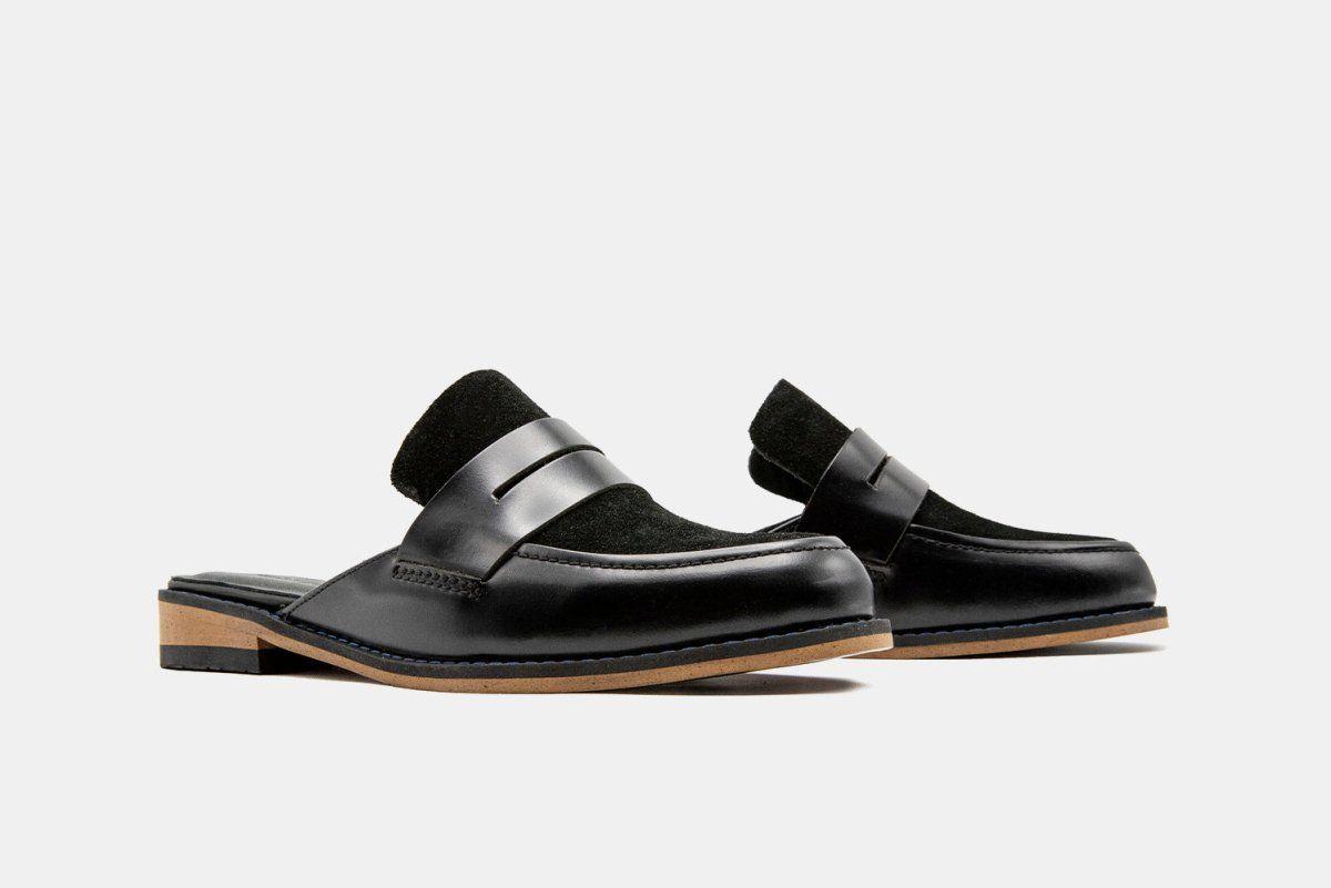Mocasín Mujer - Moca Open Black-2