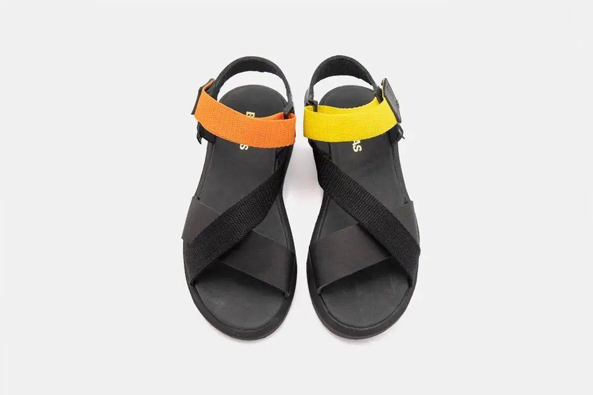 Sandalia Mujer - Piton Bicolor New-1