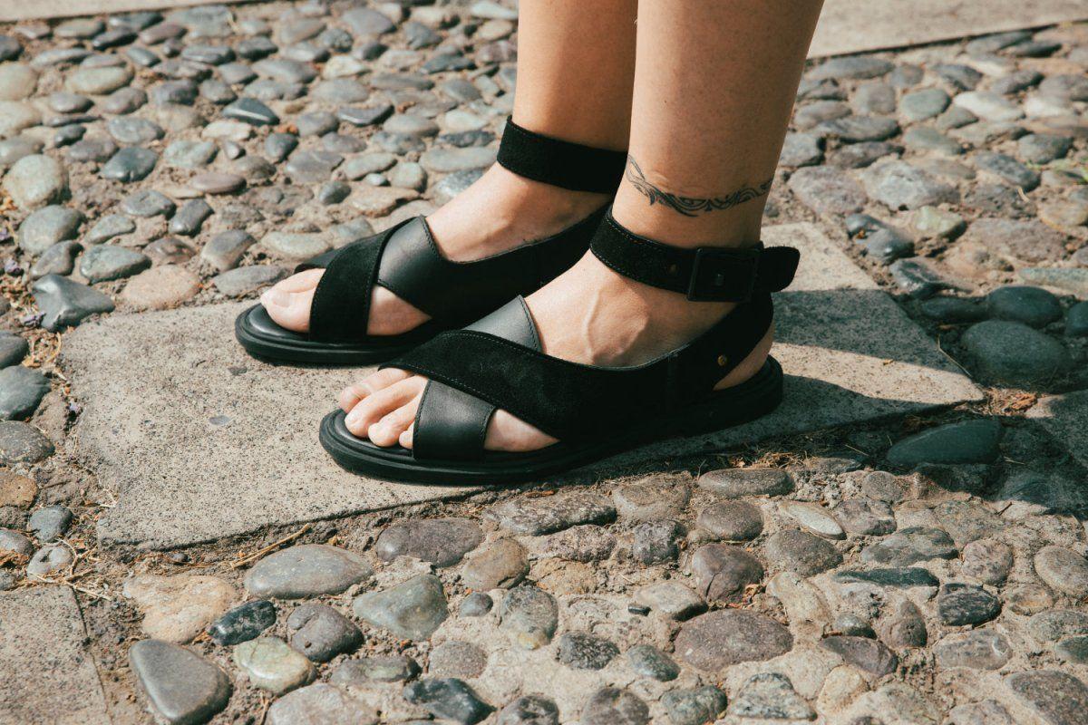 Sandalia Mujer - Viper Black-1