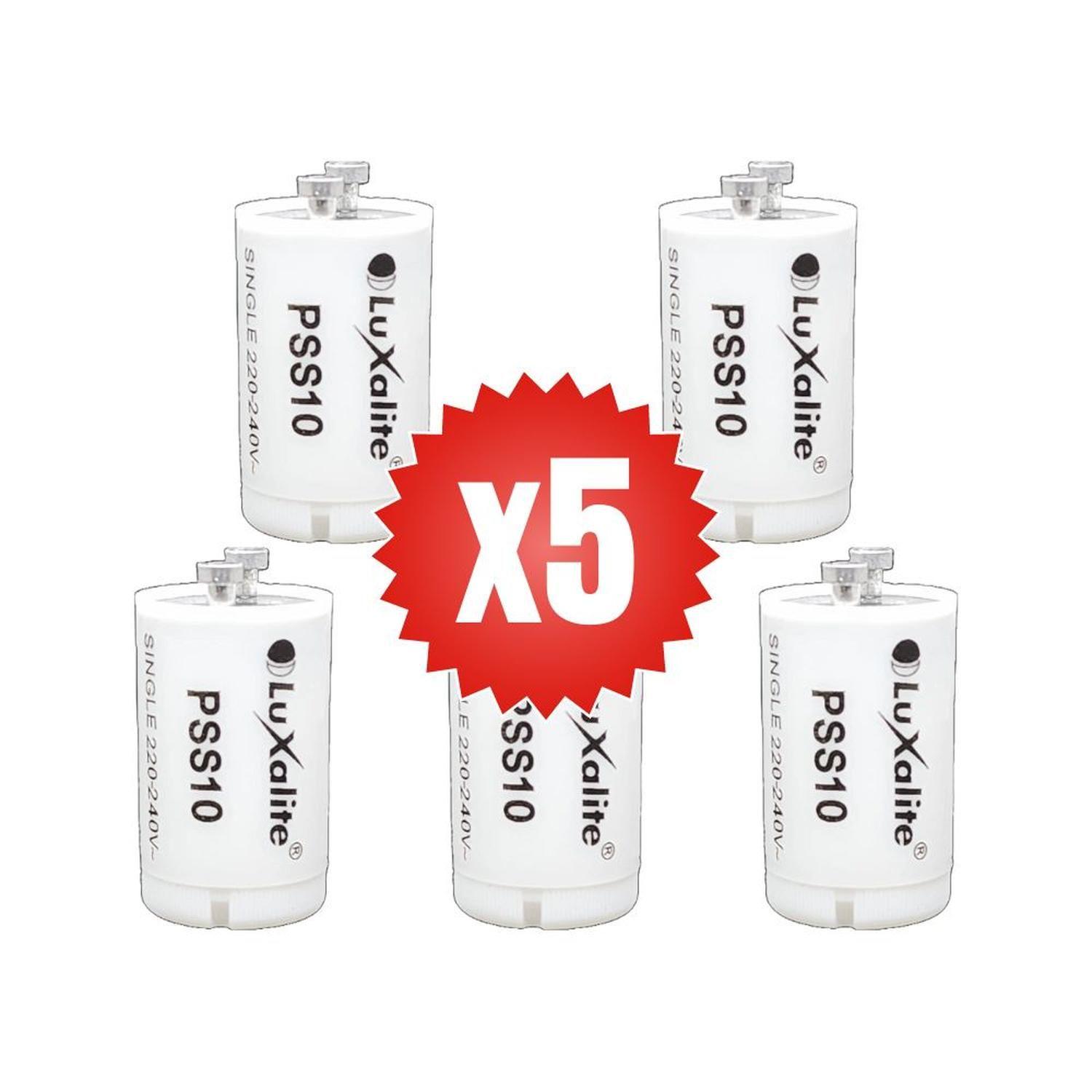 Pack x5 Partidor Universal 4-65W PS S10 para fluorescentes-2