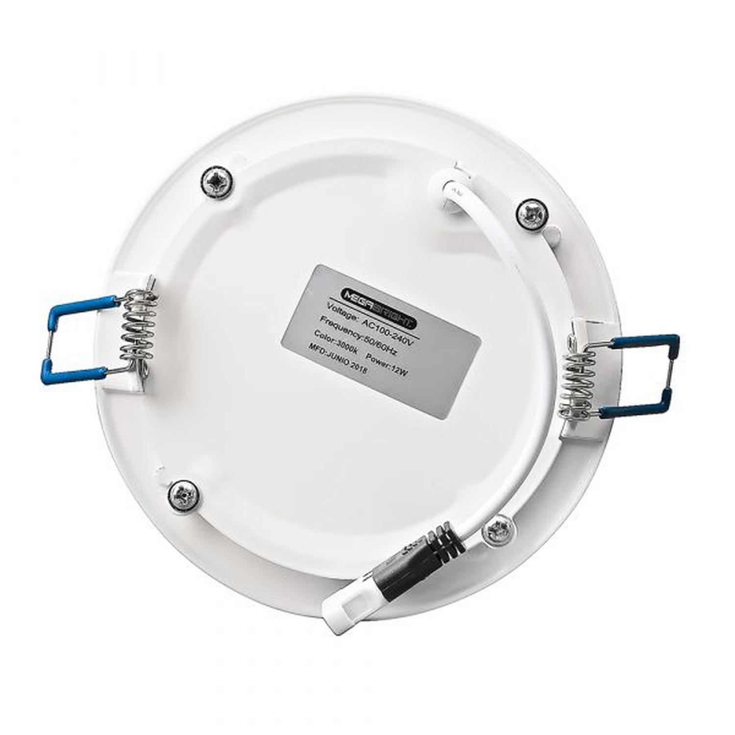 Panel Led Circular Embutido 18W Luz Fria color 6000k-2