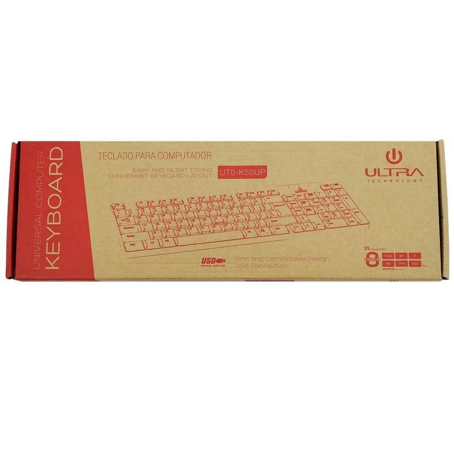 Teclado Genérico Universal USB Slim-2