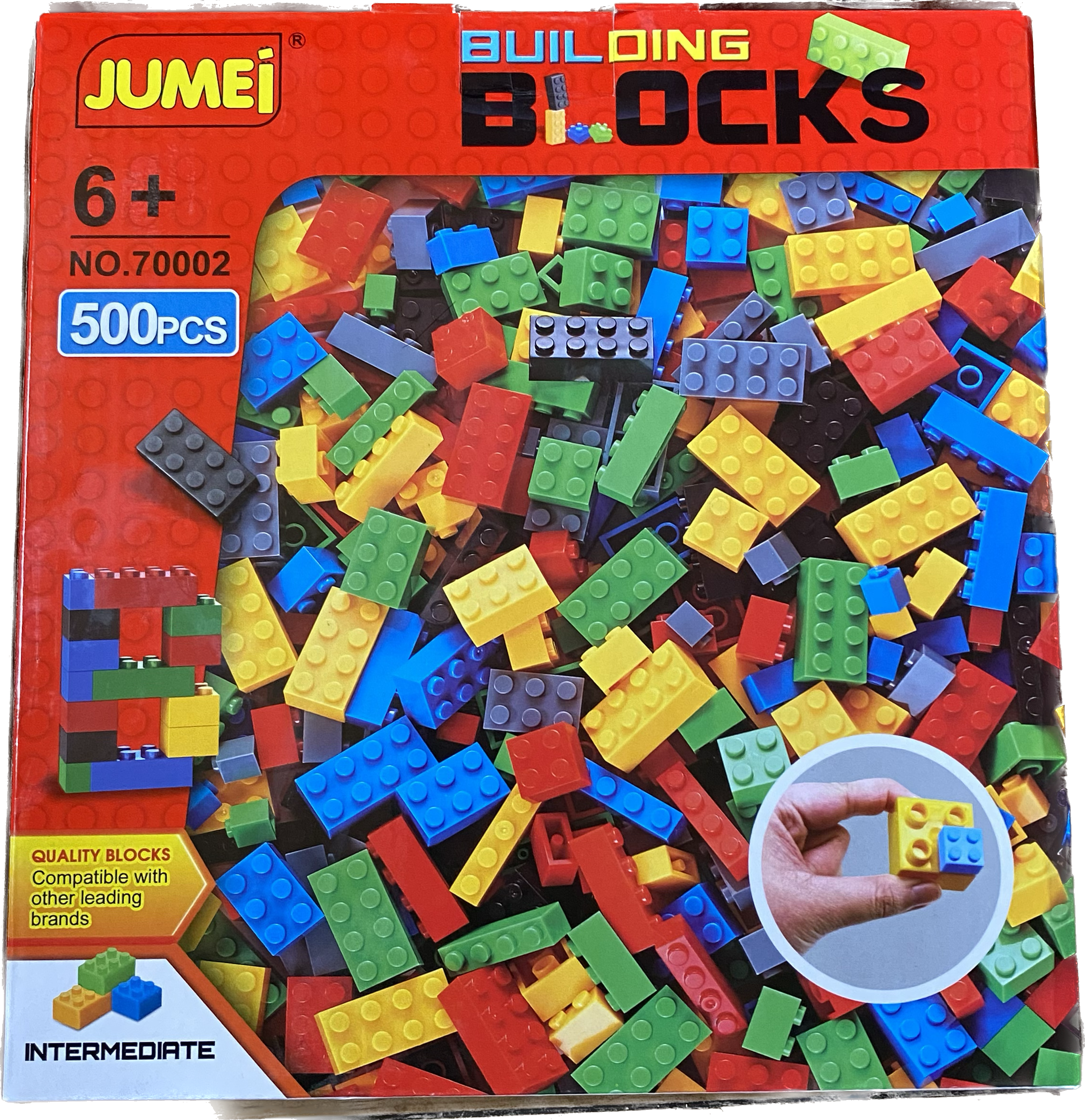 Bloques Tipo Leg 500 Piezas De Construcción-0