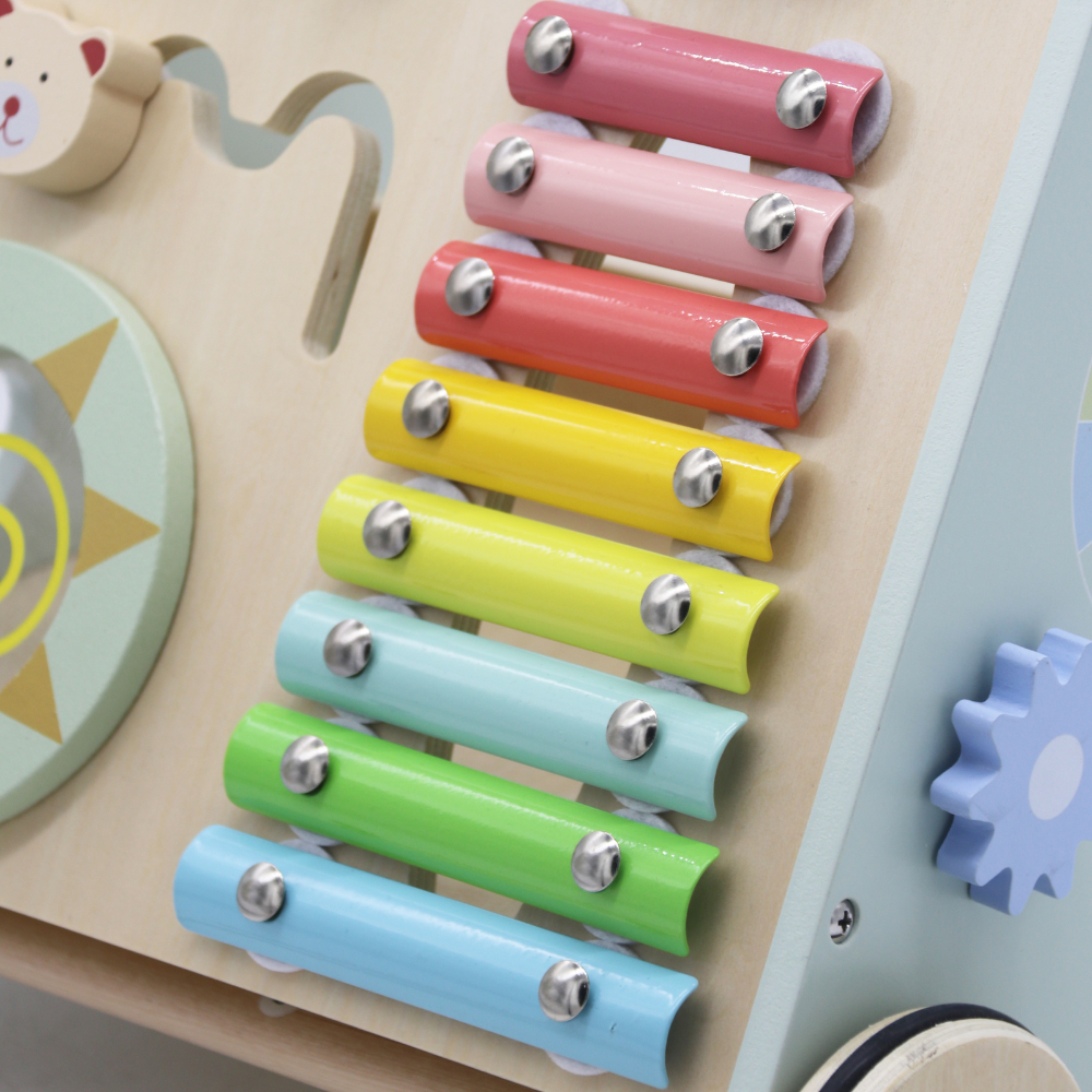 Caminador didáctico con xilófono. Correpasillo aprendo a caminar bebe. -4