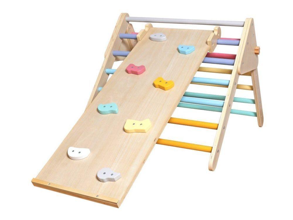 Centro de actividades didácticas y motoras Pikler. Juego de escaleras.-0