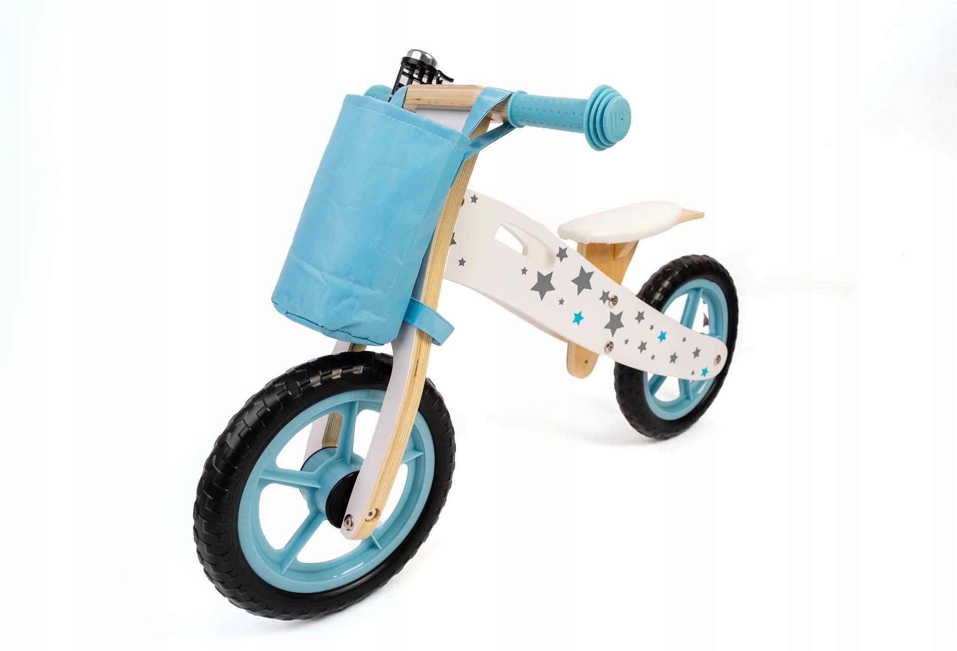 Bicicleta de Balance Madera Celeste-2