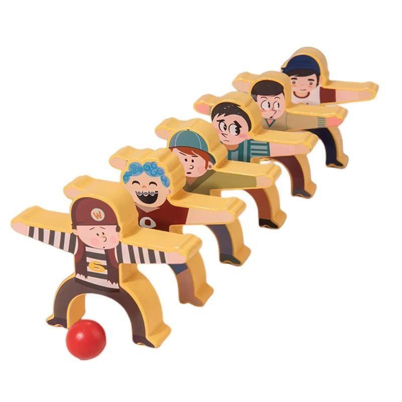 Bloques Equilibrio Madera Niños Figuras Apilables Juego Motricidad Montessori-4