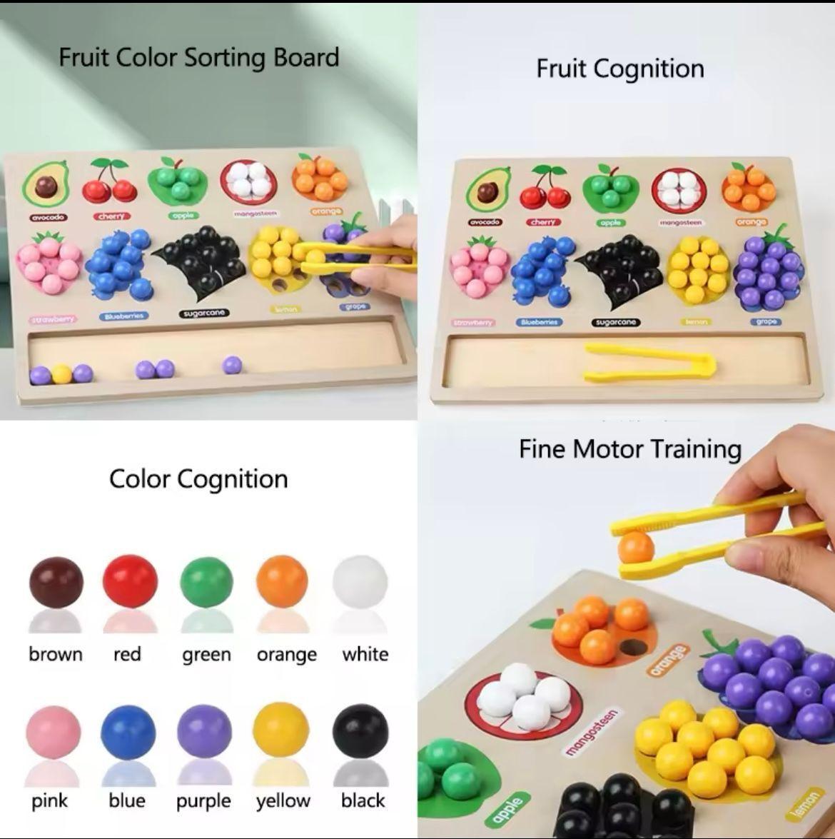 Juego De Clasificación De Colores Y Frutas Fruitshop Cd10044-2