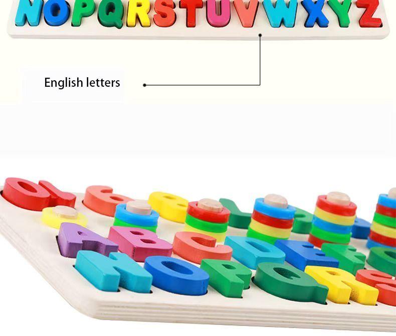 Rompecabezas De Números encaje Abecedario Niños cd10013-5