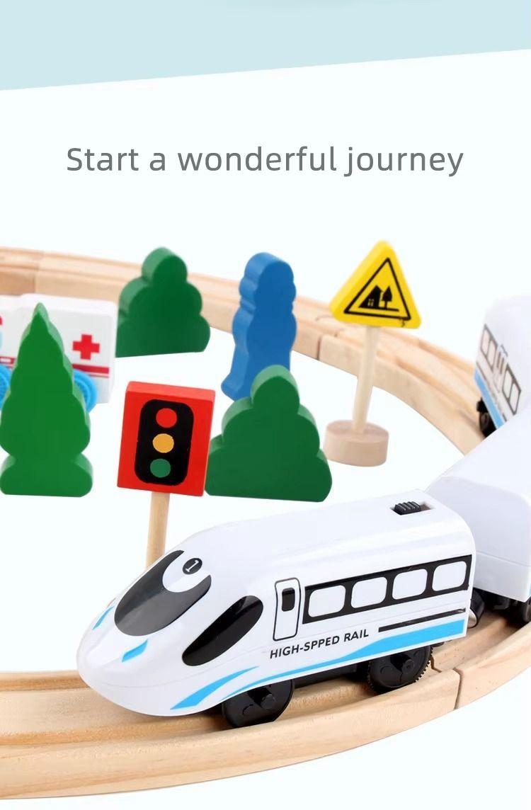 Pista Tren A Pilas Para Niños Con Rieles Y Accesorios Cod.10056-4