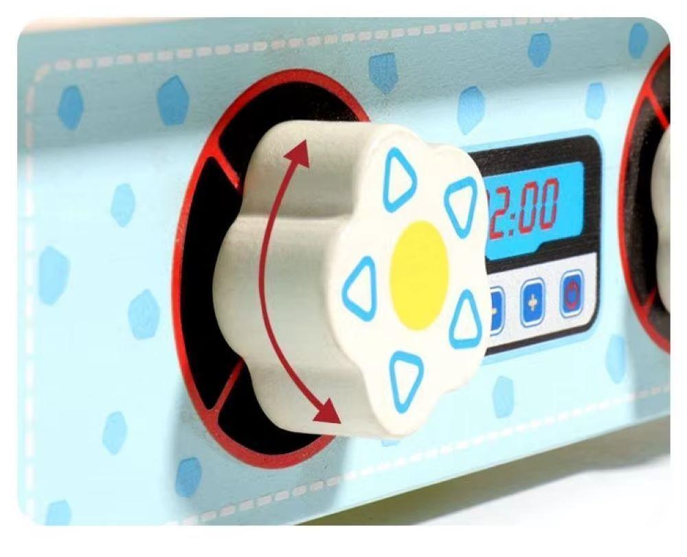 Cocina Juguete Madera Niños Set Juego Rol Montessori Educativo Accesorios-3