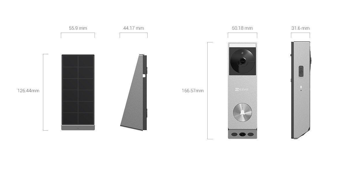 Ezviz Timbre puerta CS-EP3x  (3MP+2MP)-2