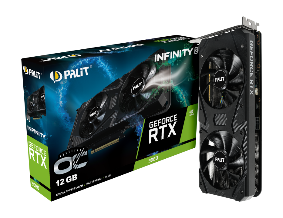 Palit RTX 3060 INFINITY 2 OC 12GB GDDR6 192bit 3-DP HDMI-3